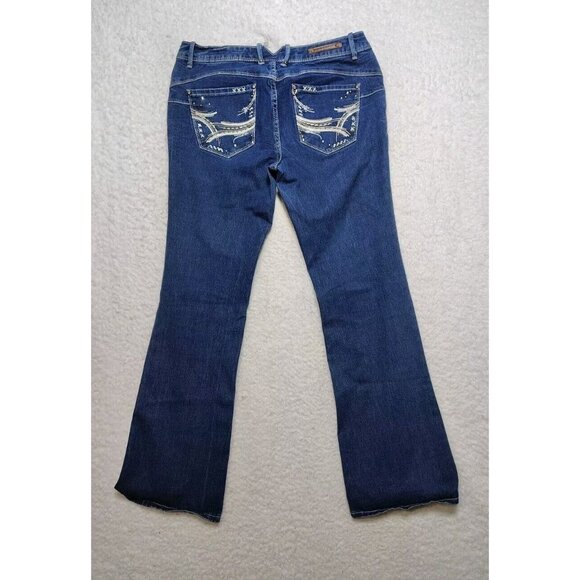 Rythm and Blues Women's Jeans Size 6 Reg Dark Wash 4 Way Stretch - Picture 1 of 9